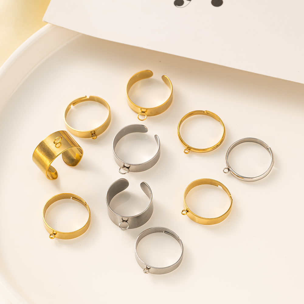 5 stks/partij Rvs Goud Kleur O - Jewelry Making For Adults recensie en prijs