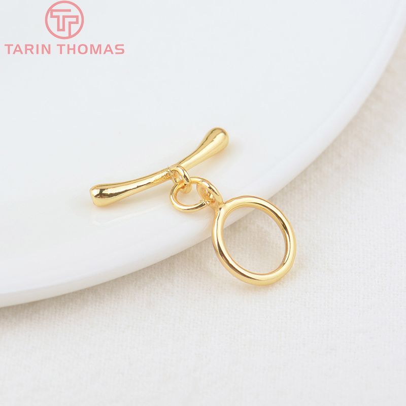 (3278)6 Sets O: 10 MM T: 19 MM - Toggle Clasp Gold recensie en prijs