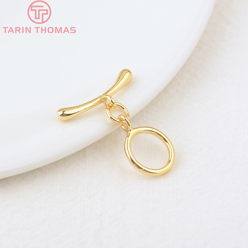 (3278)6 Sets O: 10 MM T: 19 MM - Toggle Clasp Gold recensie en prijs