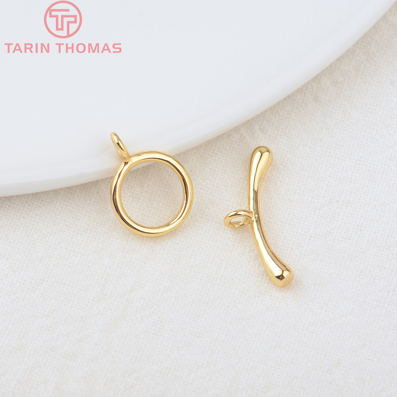 (3278)6 Sets O: 10 MM T: 19 MM - Toggle Clasp Gold recensie en prijs