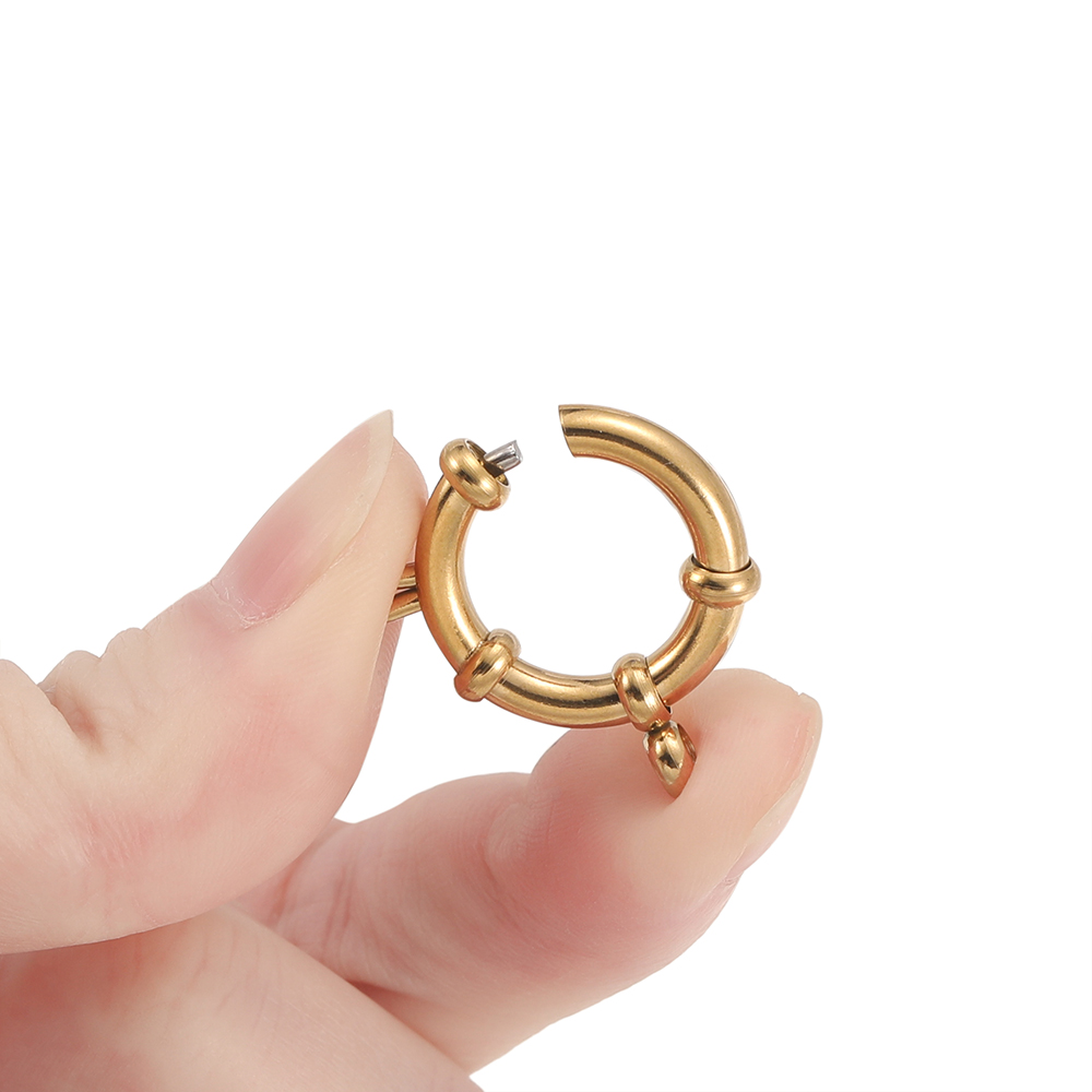 2 stuks roestvrijstalen ronde  - Jewelry Making School recensie en prijs