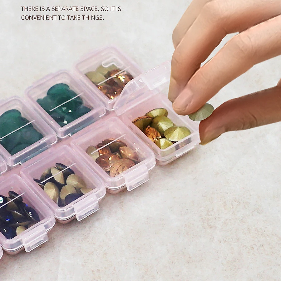 12 compartimenten plastic orga - Bead Organizer Tray recensie en prijs