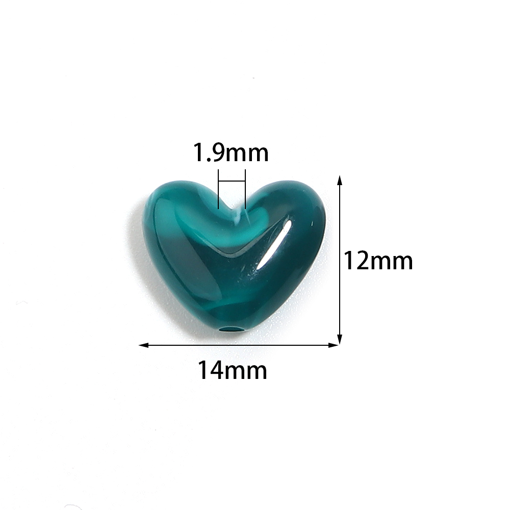 20 stuks dubbele kleur hartkra - Jewelry Making Supplies Wholesale recensie en prijs