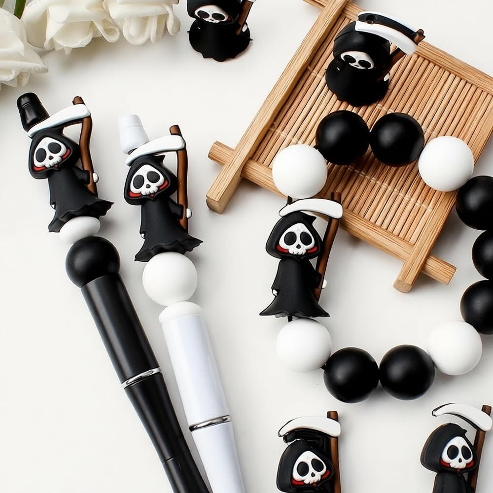 3D siliconen kralen Grim Reape - Jewelry Making Event recensie en prijs