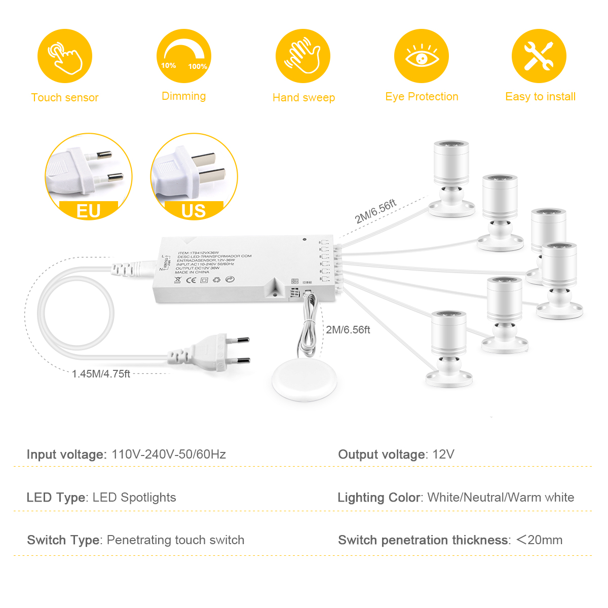 Wijn Sieraden Vitrinekast LED  - Jewelry Making Light recensie en prijs