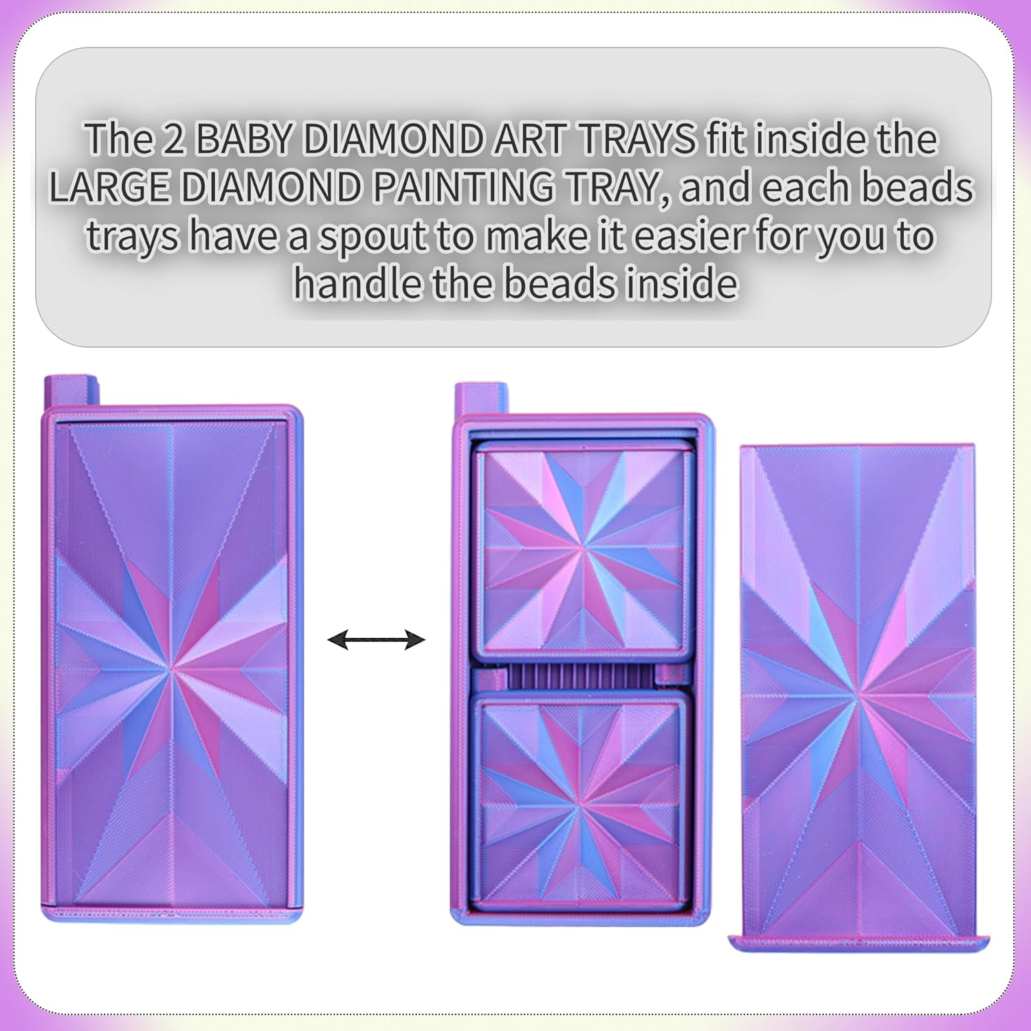 3-in-1 Diamant Art Bakjes Met  - Bead Organizer Tray recensie en prijs