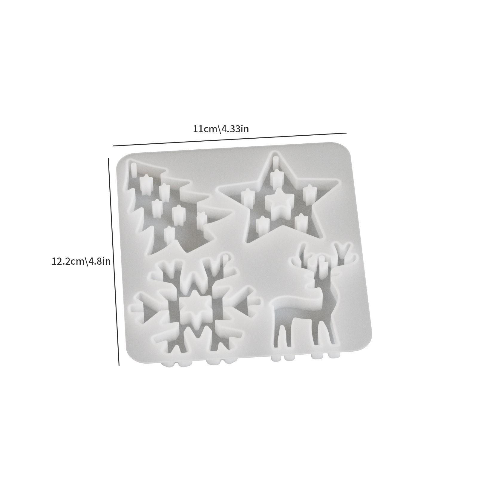 Kerstserie hanger siliconen ma - Jewelry Making Gloves recensie en prijs