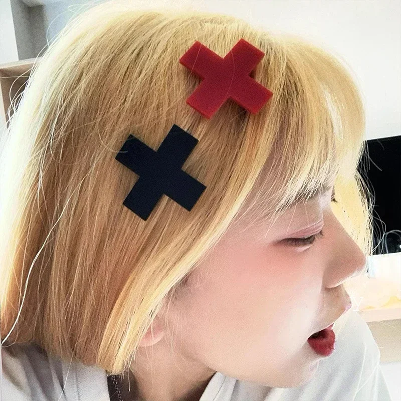 Y 2K Rood Kruis Haarclip Punk  - Jewelry Making For Adults recensie en prijs